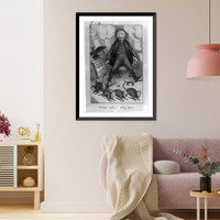 Historic Framed Print, The rats leaving a falling house,  17-7/8" x 21-7/8"