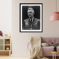 Lt. Gen. Joseph W. Stilwell, head-and-shoulders portrait, facing left, in uniform, Antique Poster