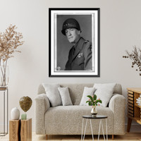Lt. Gen. Courtney Hicks Hodges, half-length portrait, facing left, Historic Print