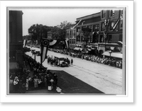 Harding's body on Main Street of home town, Antique Wall Art