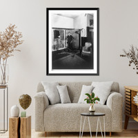 Herbert E. French, proprietor of the National Photo Co., posed in his Washington, D.C. studio, Antique Wall Art