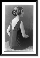 Mrs. Harry Wardman, three-quarter length portrait, rear view, seated, facing right Classic, Vintage Poster