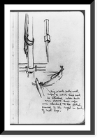 Ring & hook pulley with ropes to which back sail is attached when sails are down, Antique Wall Art