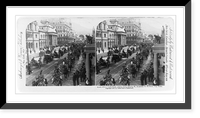 South African Light Horse, coming down Adderly St., to entrain for the front, Cape Town, Antique Wall Art