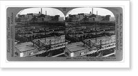 The Fort Worth stock yards and Swift Packing House, Texas, Historic Reproduction