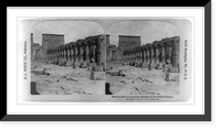 Historic Framed Print, The East Colonnade, Temple of Isis, Phil&aelig;, Egypt,  17-7/8" x 21-7/8"