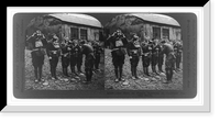 Historic Framed Print, Our boys in France learning to correctly use gas masks,  17-7/8" x 21-7/8"
