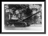 Tractor mount with limber in Washington Navy Yard, Antique Print