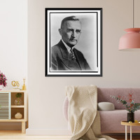 Joseph C. O'Mahoney, head-and-shoulders portrait, facing right.photo by Peter Berkeley. Classic, Historic Print