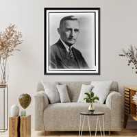 Joseph C. O'Mahoney, head-and-shoulders portrait, facing right.photo by Peter Berkeley. Classic, Historic Print