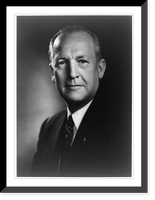 Leonard D. Elstad, Pres., Gallaudet College, head-and-shoulders portrait, facing slightly left.Miller of Washington, Vintage Wall Art