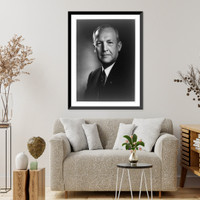 Leonard D. Elstad, Pres., Gallaudet College, head-and-shoulders portrait, facing slightly left.Miller of Washington, Vintage Wall Art