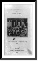 Historic Framed Print, Convention at Philadelphia, 1787,  17-7/8" x 21-7/8"