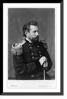 Brig. Gen. Albert J. Myer, half-length portrait, seated, facing right, holding sword.Brady, Vintage Wall Art