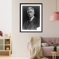 Historic Framed Print, [Louis Dembitz Brandeis, half-length portrait, facing slightly left, wearing judicial robe].Underwood & Underwood.,  17-7/8" x 21-7/8"