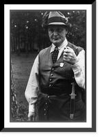 Herman G&ouml;ring, three-quarter length portrait, standing, facing front, wearing hunting clothes, in Carinhall, Historic Reproduction