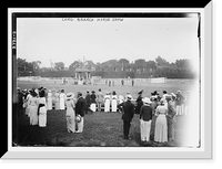 Historic Framed Print, Long Branch Horse Show,  17-7/8" x 21-7/8"