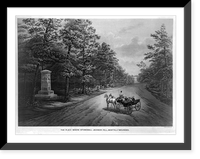 The Place were Stonewall Jackson fell, mortally wounded, Vintage Poster