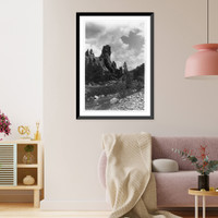 Monument Rock, Santa Fe Ca&ntilde;on, New Mexico Classic, Antique Poster