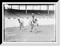 Historic Framed Print, Babe Adams & Owen Wilson, Pittsburgh NL (baseball),  17-7/8" x 21-7/8"