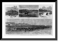 Composite of four scenes related to Indian relations with the U.S. government, Historic Reproduction
