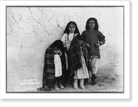 Indian playmates, Vintage Wall Art
