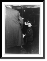 Newsie selling in a saloon on Washington Street at 10P.M. Tony Tomasula, 11 Fly St, 9 years old. See 1200. Location: Buffalo, New York (State), Historic Reproduction