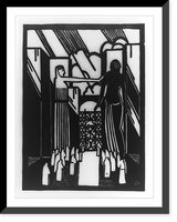 Historic Framed Print, At the Bar of Justice,  17-7/8" x 21-7/8"
