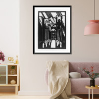 Historic Framed Print, At the Bar of Justice,  17-7/8" x 21-7/8"