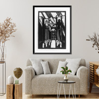 Historic Framed Print, At the Bar of Justice,  17-7/8" x 21-7/8"