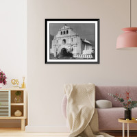 Historic Framed Print, Iglesia, Almolonga, Sacatepequez, Guatemala,  17-7/8" x 21-7/8"