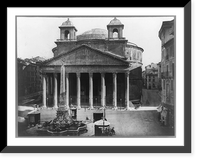 Historic Framed Print, The Pantheon, Rome, Italy,  17-7/8" x 21-7/8"