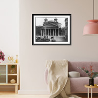 Historic Framed Print, The Pantheon, Rome, Italy,  17-7/8" x 21-7/8"