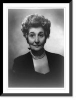 Historic Framed Print, [Gertrude Clarke Whittall, head-and-shoulders portrait, facing front].Miller of Washington.,  17-7/8" x 21-7/8"