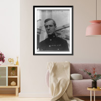 Historic Framed Print, [Smedley D. Butler, head-and-shoulders portrait, facing slightly left],  17-7/8" x 21-7/8"