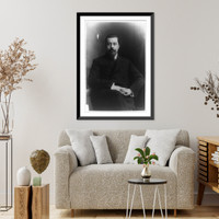 Giulio Gatti-Casazzo, three-quarter length portrait, seated, facing front, Antique Print