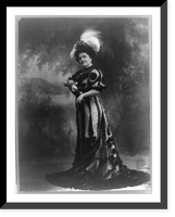 Historic Framed Print, [Luisa Tetrazzini, full-length portrait, facing left],  17-7/8" x 21-7/8"