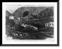 Historic Framed Print, Arkansas. Hot Springs, the popular health resort of the southwest.sketched by James E. Taylor.,  17-7/8" x 21-7/8"