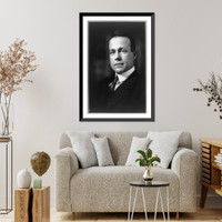 Historic Framed Print, [W.W. Griest, head-and-shoulders portrait, facing slightly left],  17-7/8" x 21-7/8"