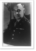 Historic Framed Print, [Major General Lucius D. Clay, half-length portrait, seated, facing slightly left, in uniform],  17-7/8" x 21-7/8"