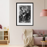 Colonel Crockett.engraved by C. Stuart from the original portrait by J.G. Chapman, Historic Reproduction