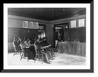 Students in class learning how to prepare sulphuric acid, Hampton Institute, Hampton, Va. Classic, Antique Print