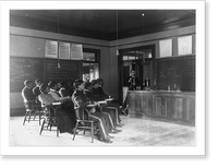 Students in class learning how to prepare sulphuric acid, Hampton Institute, Hampton, Va. Classic, Antique Print
