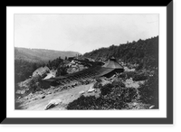 Southern Pacific snow shed, Emigrant Gap, Calif, Vintage Print