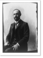 Historic Framed Print, [James Rush Marshall, three-quarter length portrait, seated, facing left],  17-7/8" x 21-7/8"