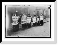 Historic Framed Print, Suffragettes, London,  17-7/8" x 21-7/8"