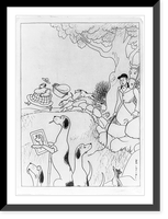 Predicament in Connecticut: curious behavior of the Litchfield hounds following their Broadway run in Uncle Tom's Cabin"", Historic Print