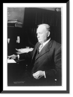 Henry De Lamar Clayton, three-quarter length portrait, facing left, seated at desk, Vintage Poster