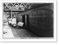 Loading cars - Armour & Co., Chicago, Vintage Poster