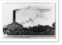 Water and light plant and reservoir, Austin, Minn..K.O. Wold, Vintage Print